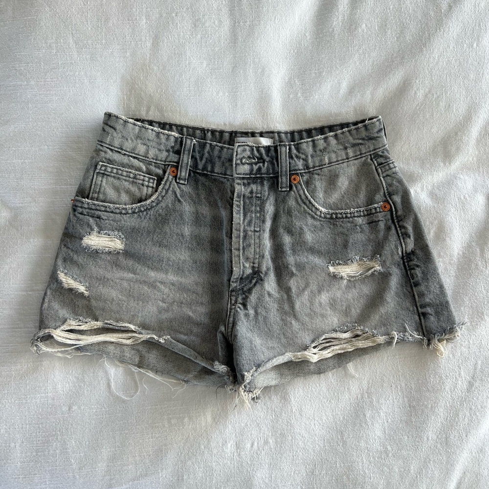 Gray Zara Shorts